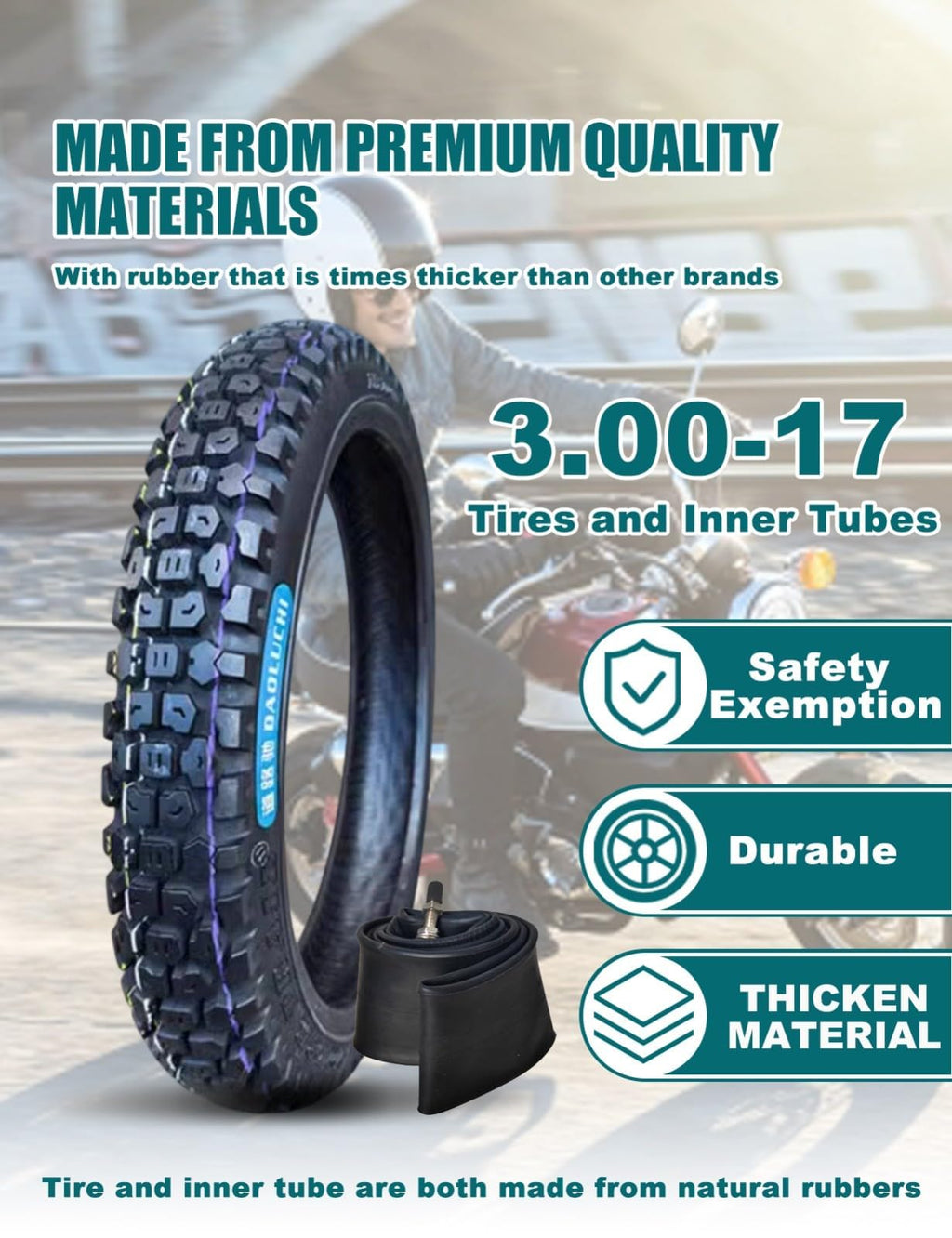 3.00-17 Scooter Tire V447