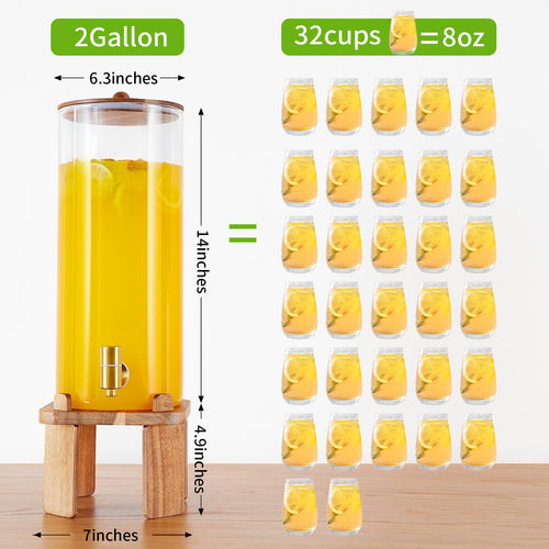 2 Gallon Drink Dispenser with Stand S539412