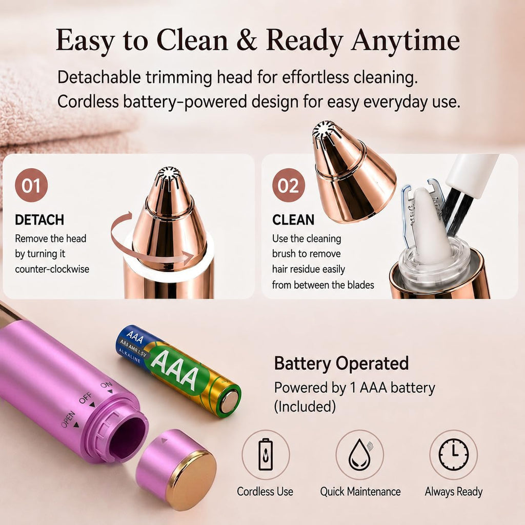Eyebrow Trimmer with LED Light M5896