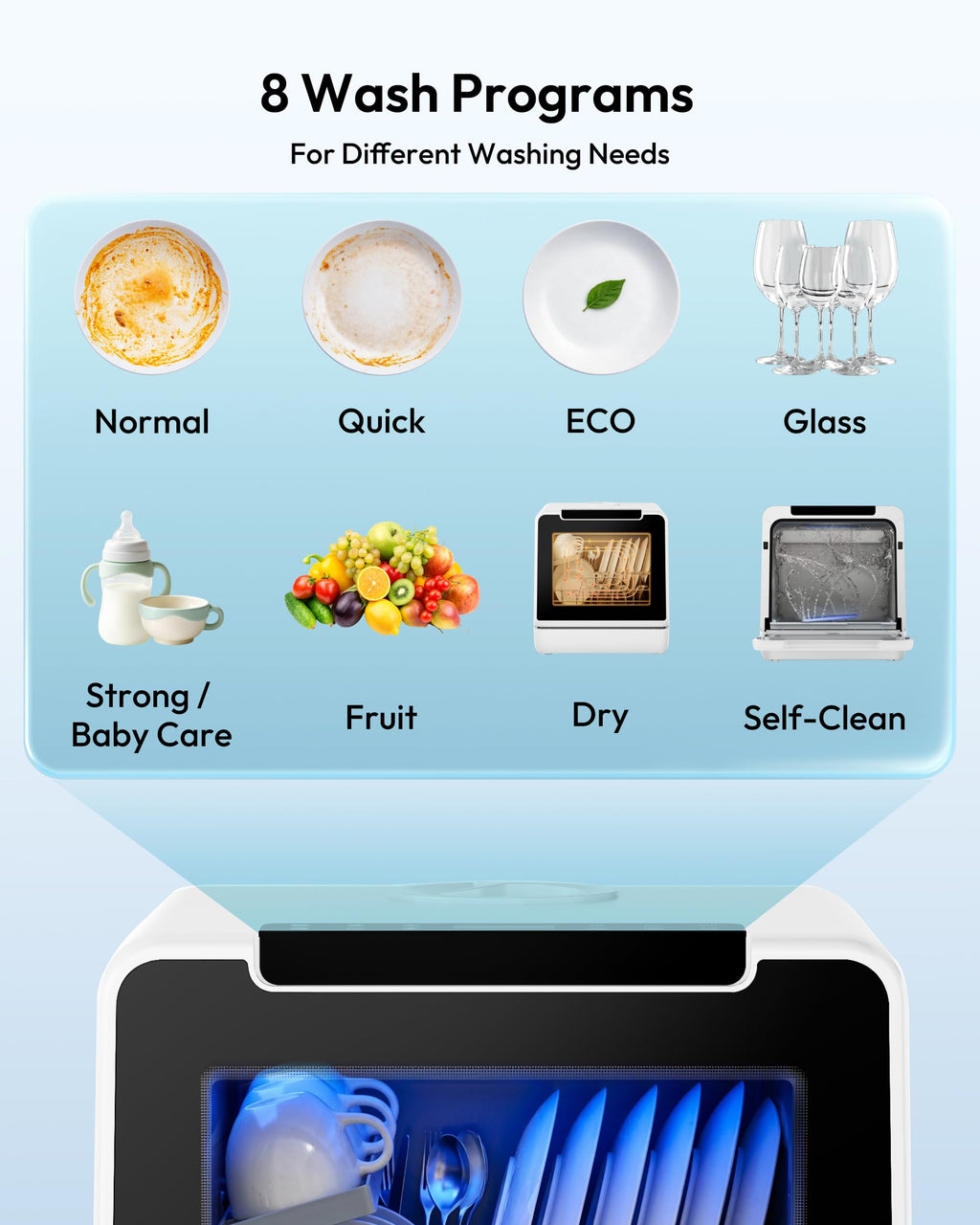 Countertop Dishwasher Portable with 5L Tank V49074