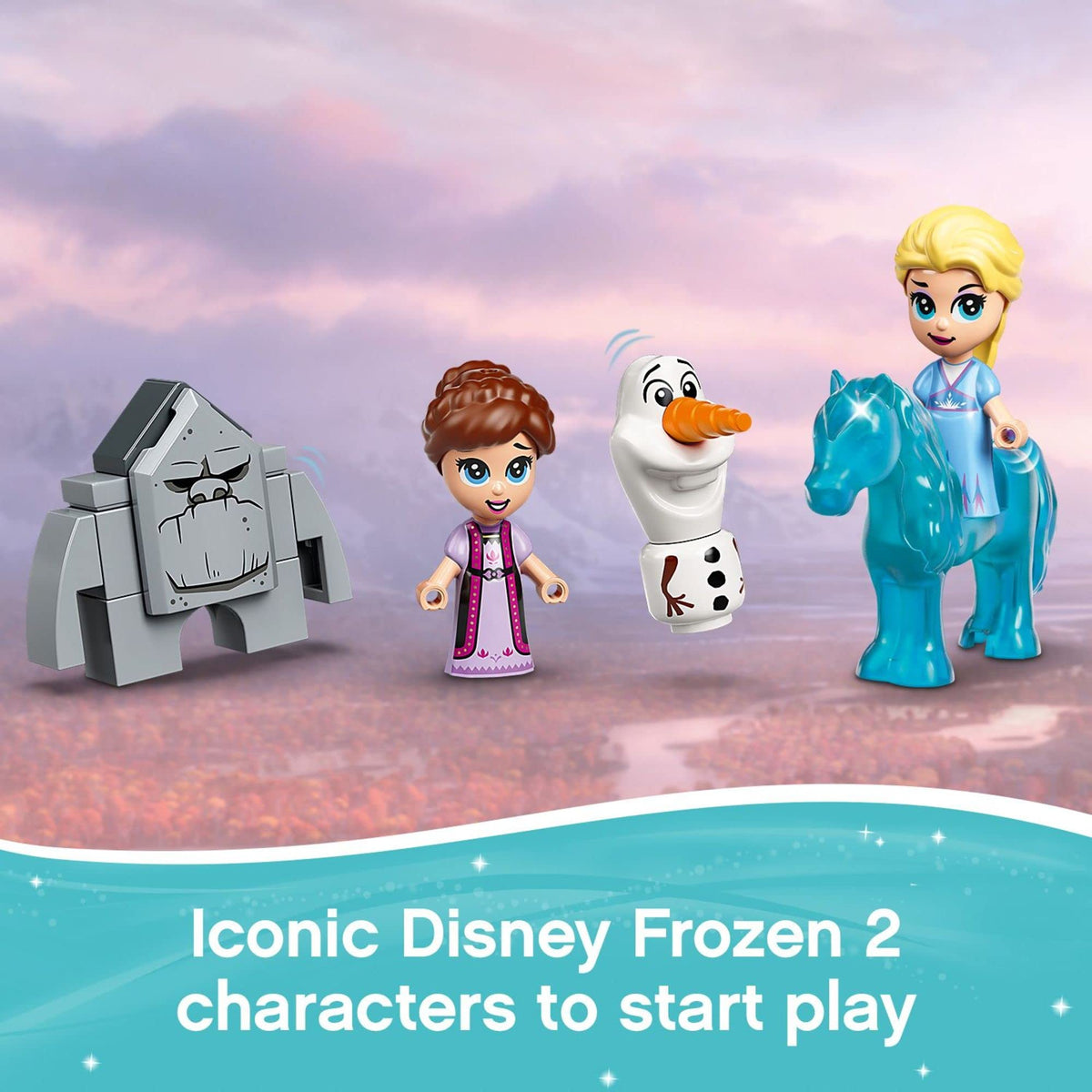 Frozen Building Toy Set with Micro Dolls and Olaf Figure O524632