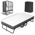 Folding Bed with 5 Inch Memory Foam Mattress F8399
