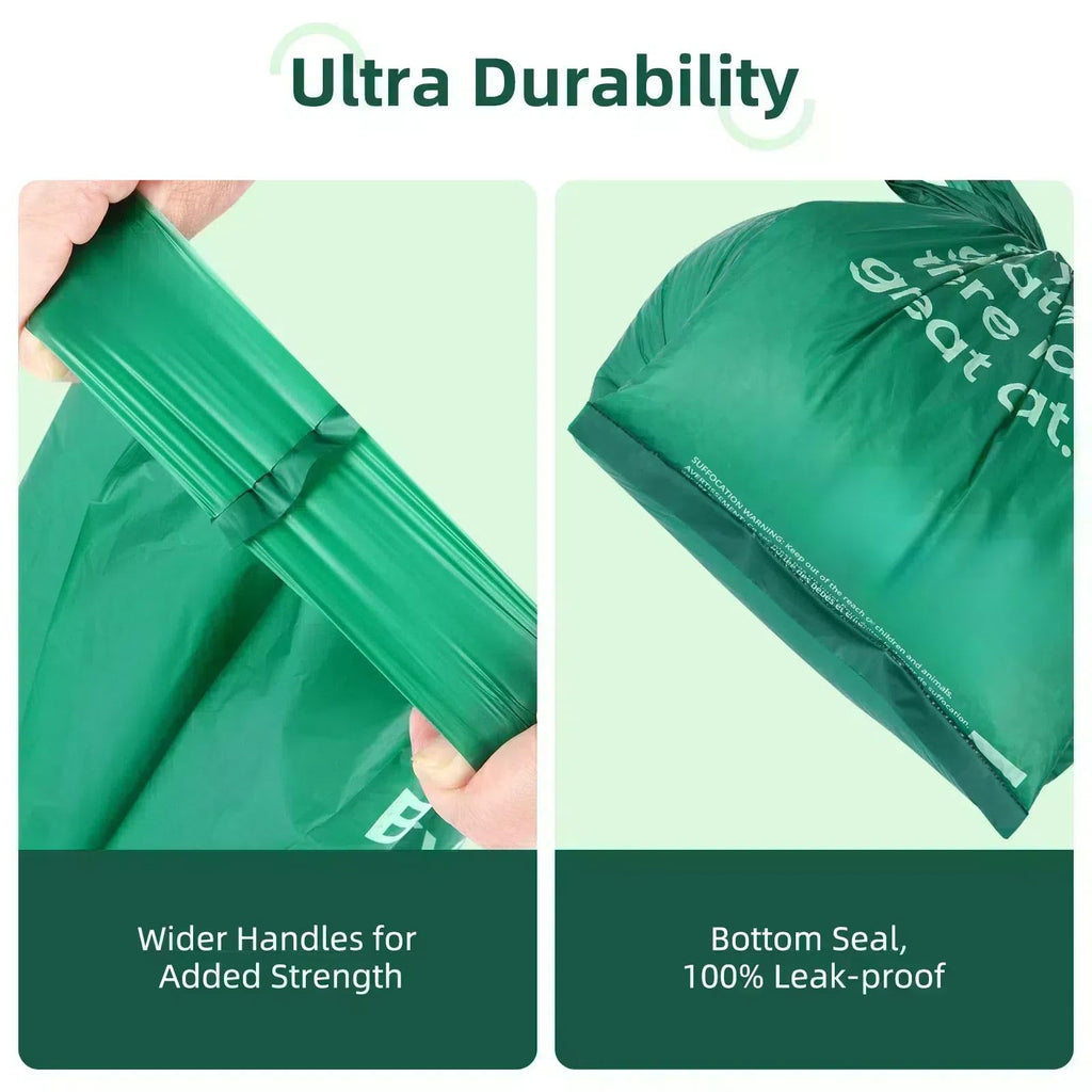 125 Count Large Unscented Cat Poop Bags with Handles D2763