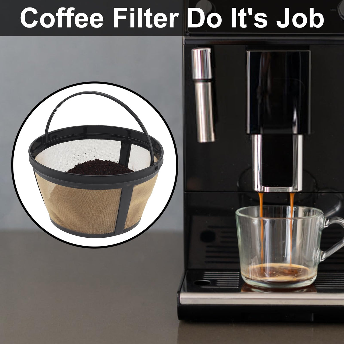 Reusable Coffee Filter Basket 8-12 Cup 2Pack M764581