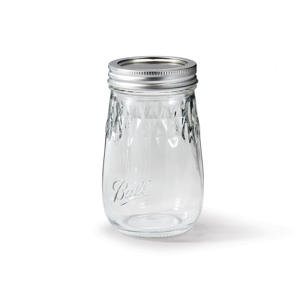 Glass Mason Jar Regular Mouth Pint Size 16 OZ Pack of 8 N37977