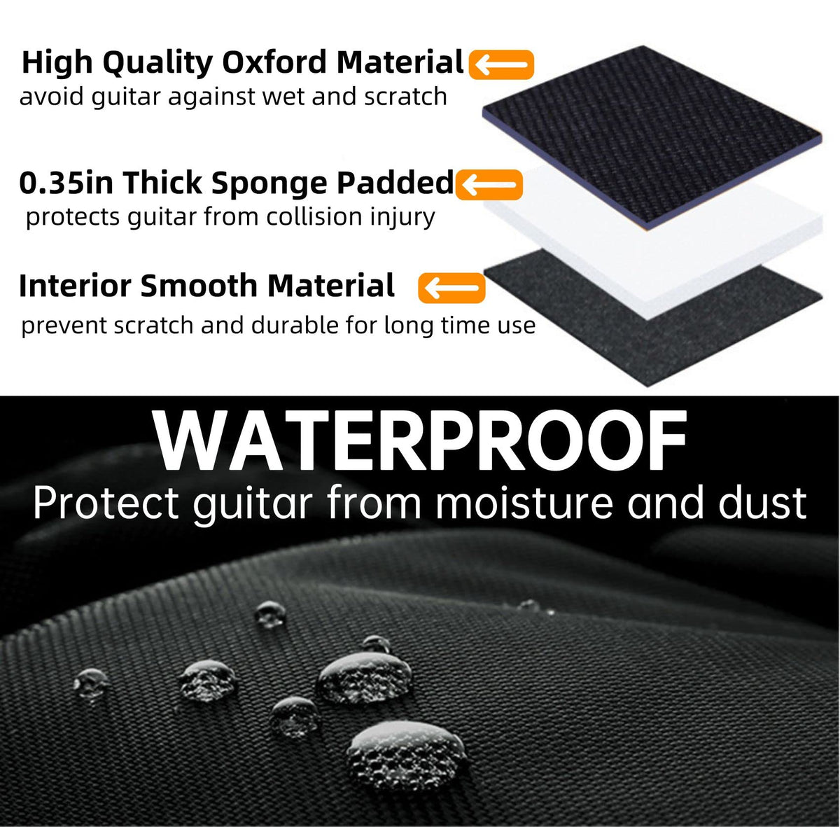 40/41" Acoustic Guitar Case E7331
