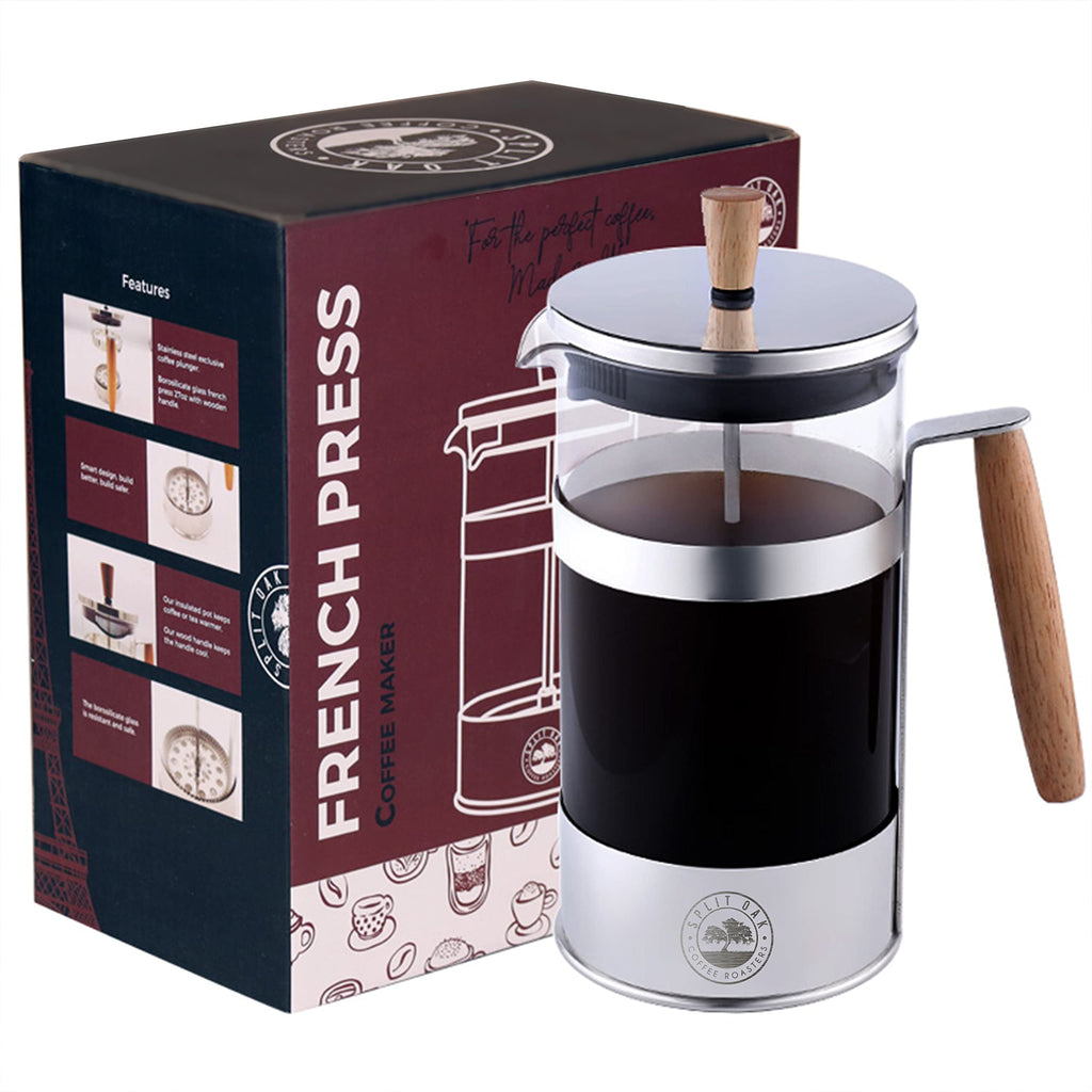 27oz Stainless Steel French Press Coffee Maker Q489