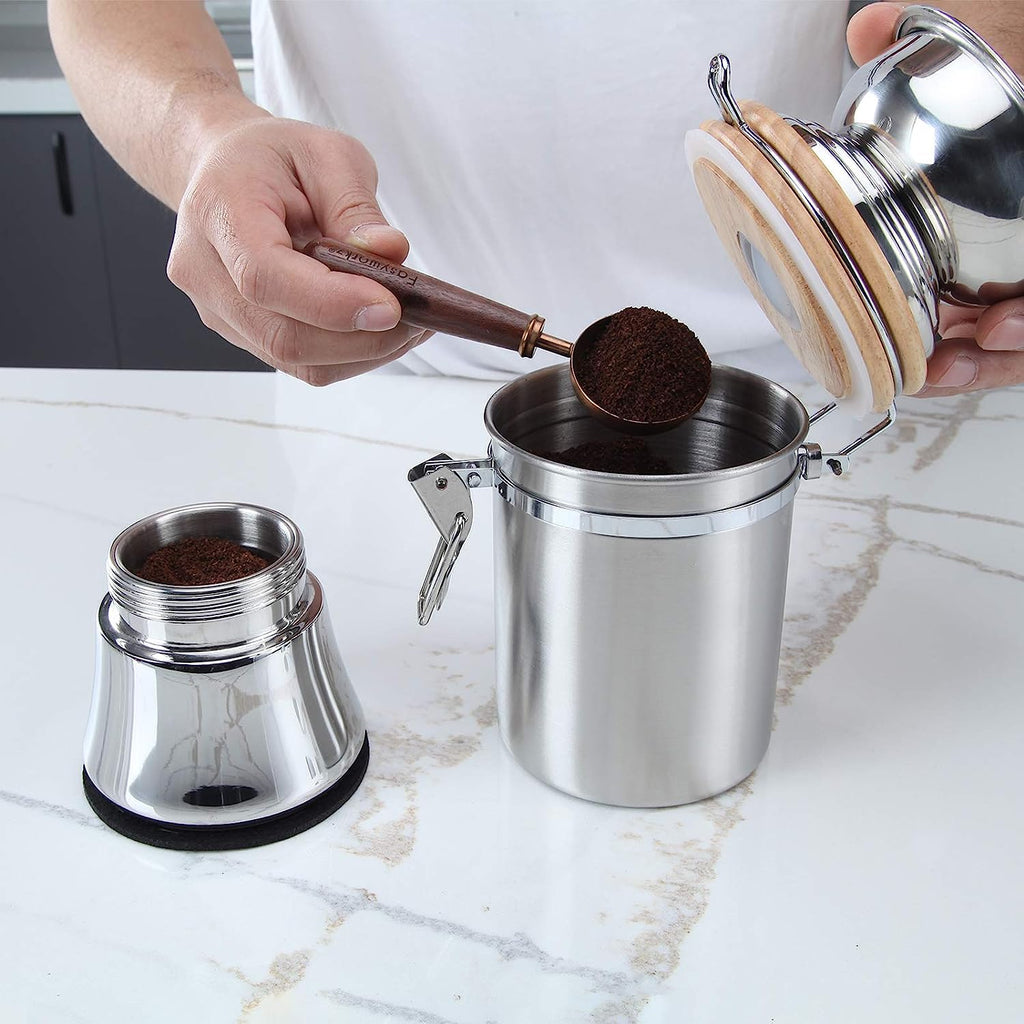 12 oz French Press with Manual Coffee Grinder U392