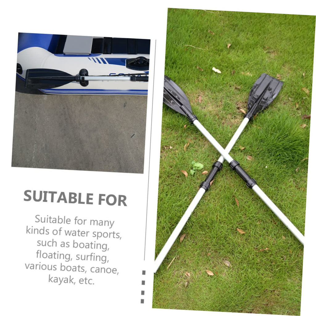 2pcs Aluminum Alloy Telescopic Kayak Paddles S820898