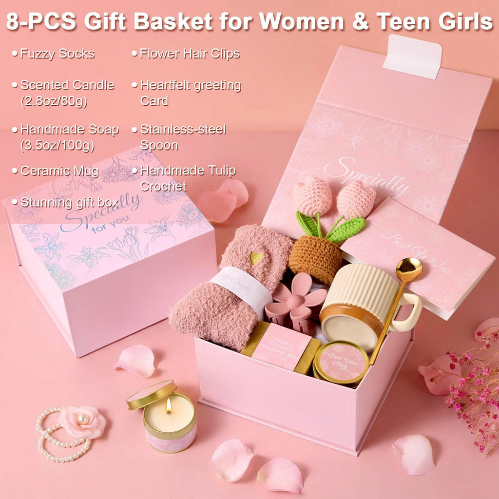 Pink 8PCS Gift Box Set B800
