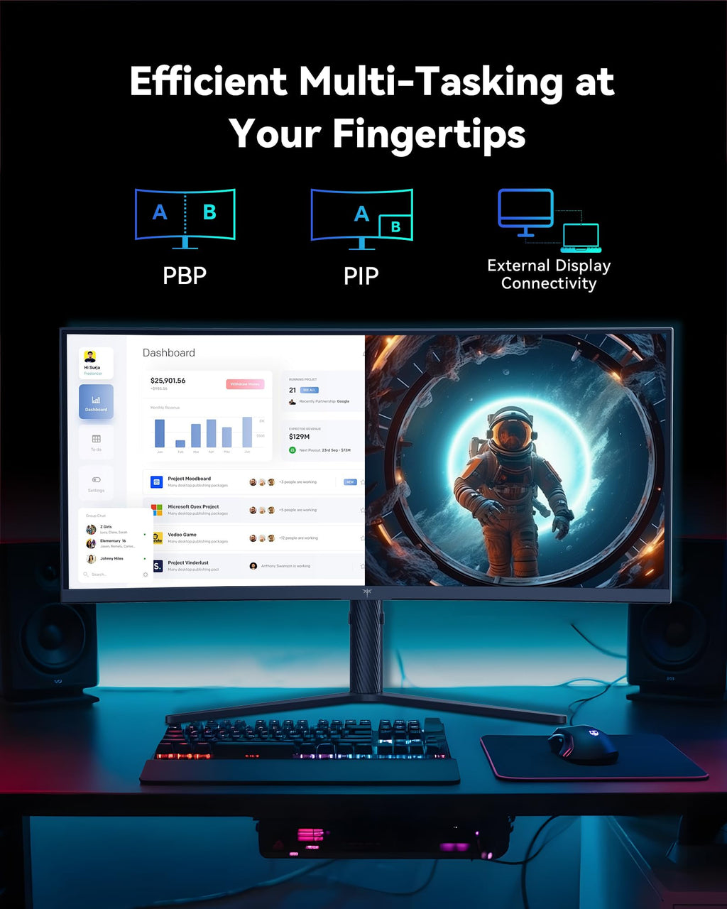 34 Inch Ultrawide Curved Gaming Monitor Z386