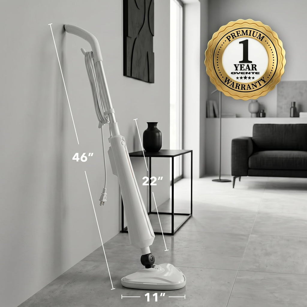 White Electric Steam Mop Cleaner W4562