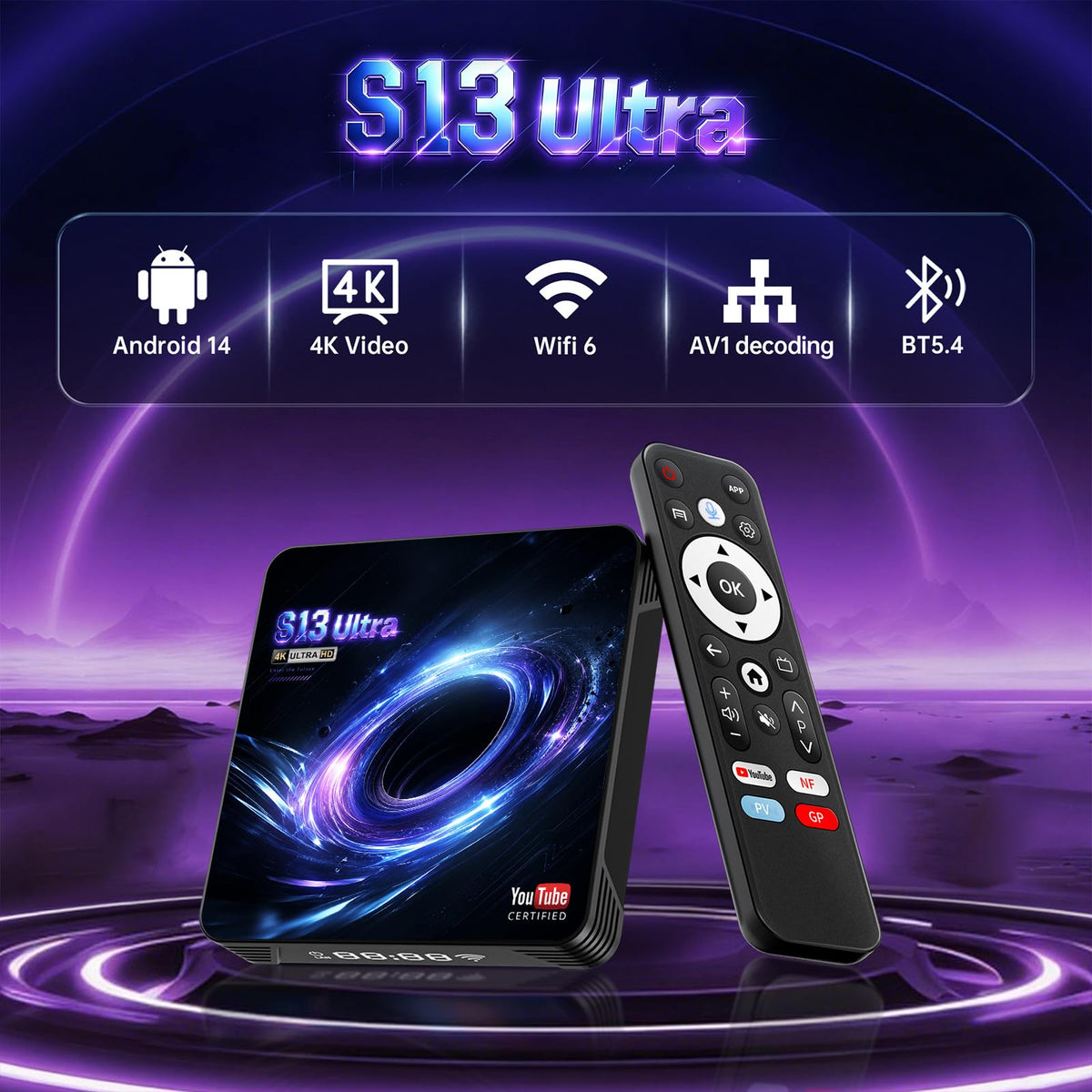 Android TV Box 4K Streaming Device Y238999