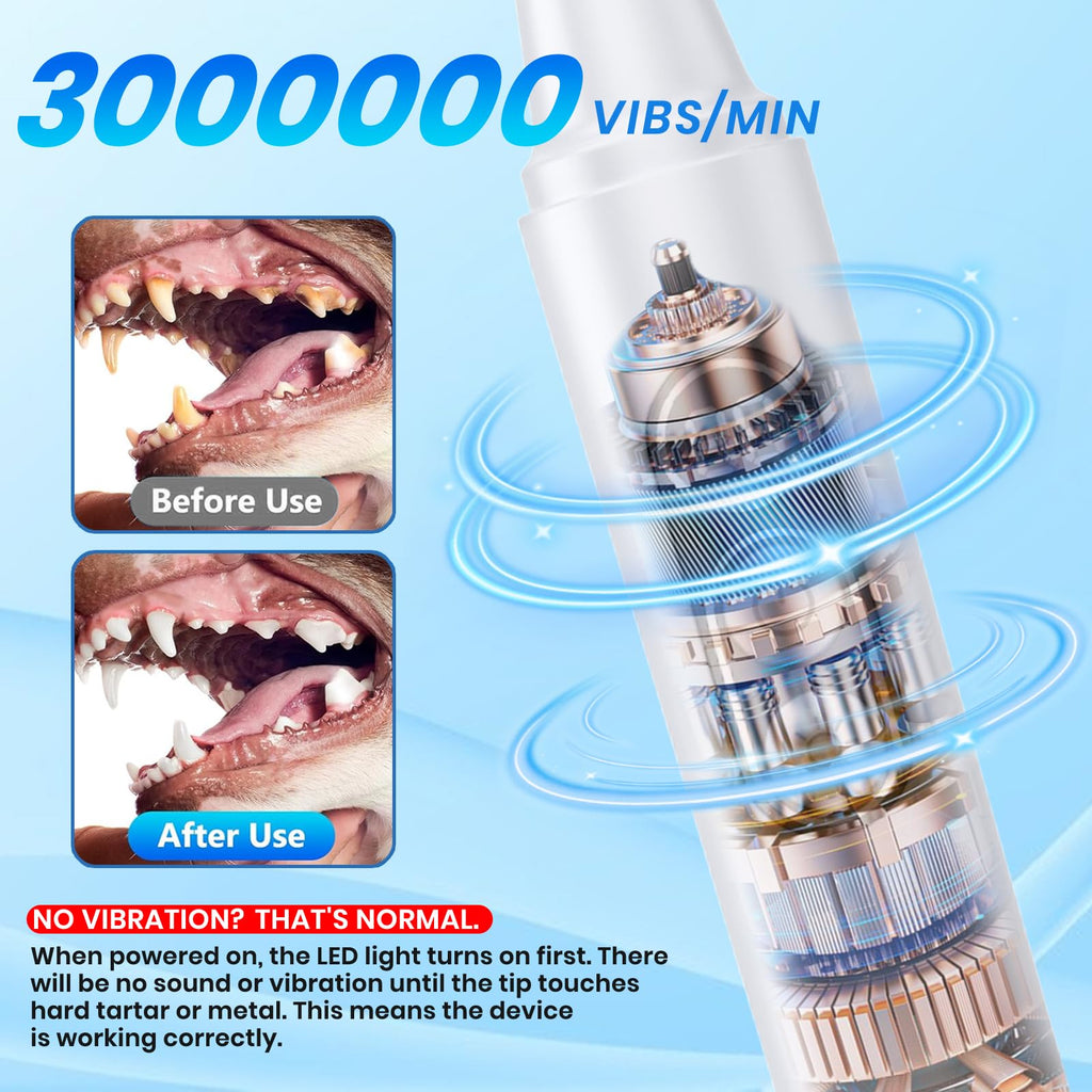 Dog Plaque Remover for Teeth with UV Sanitizing Chamber X198
