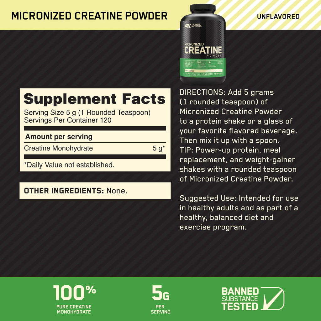 Double Rich Chocolate Whey Protein Powder with Unflavored Creatine Monohydrate P52441