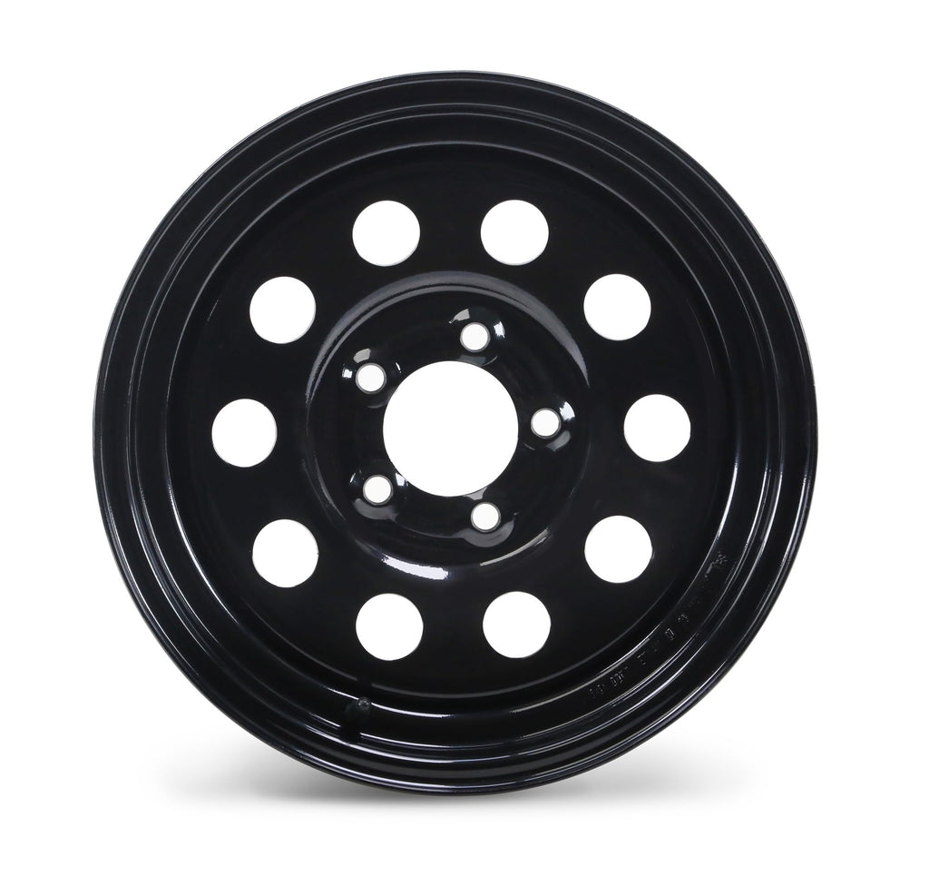 15 x 5 Trailer Wheel 5 Lug on 5" Bolt Pattern Black Q163349