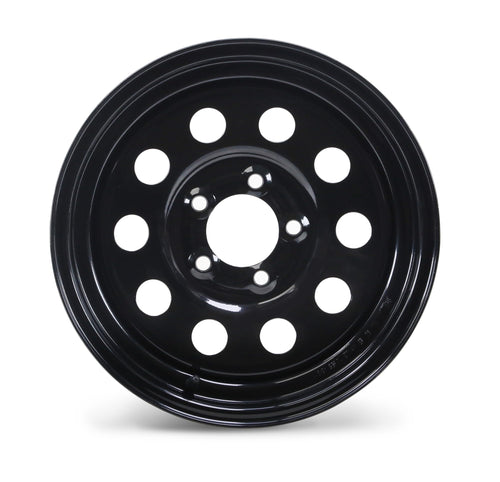 15 x 5 Trailer Wheel 5 Lug on 5" Bolt Pattern Black Q163349