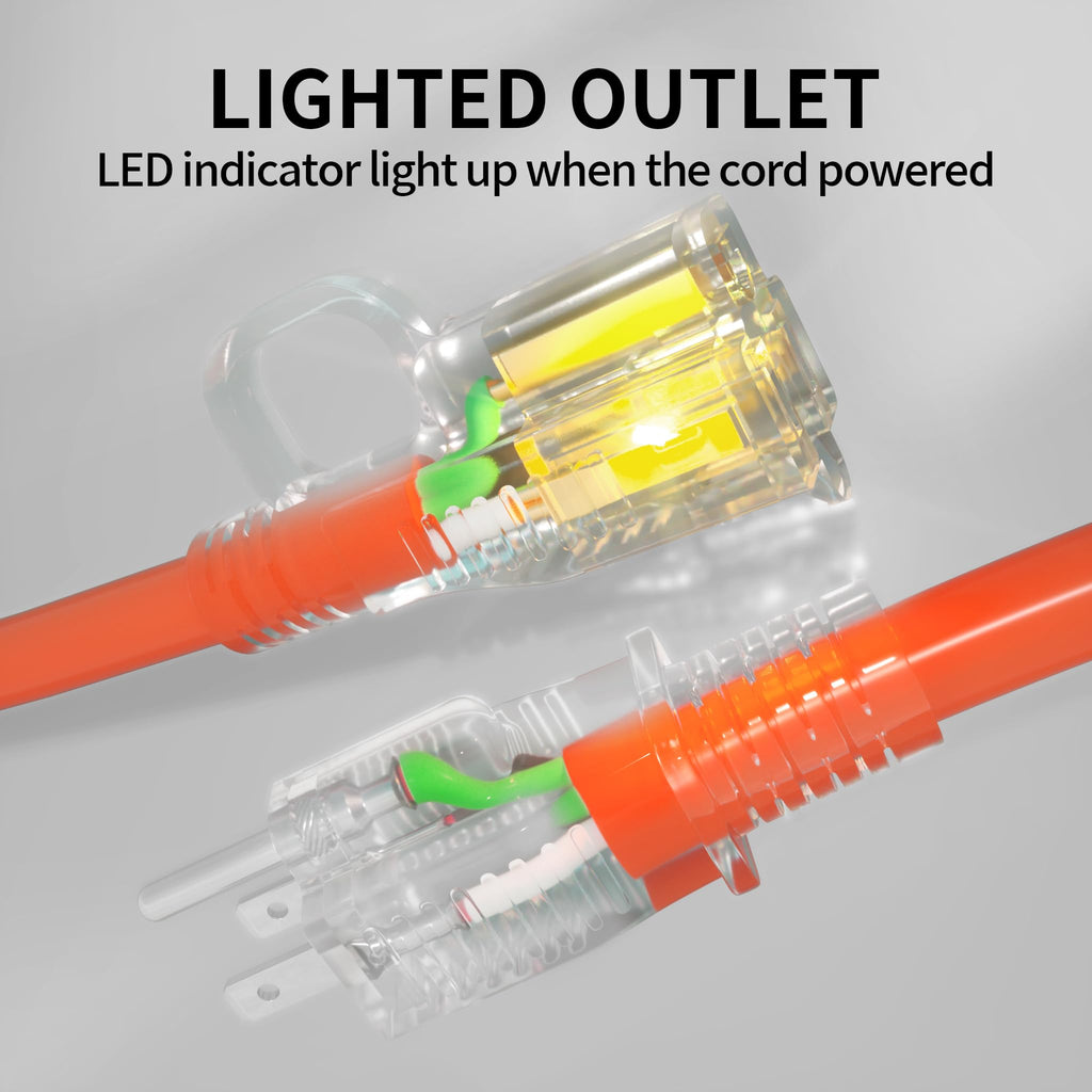 100 FT 12/3 Outdoor Extension Cord Waterproof V966745