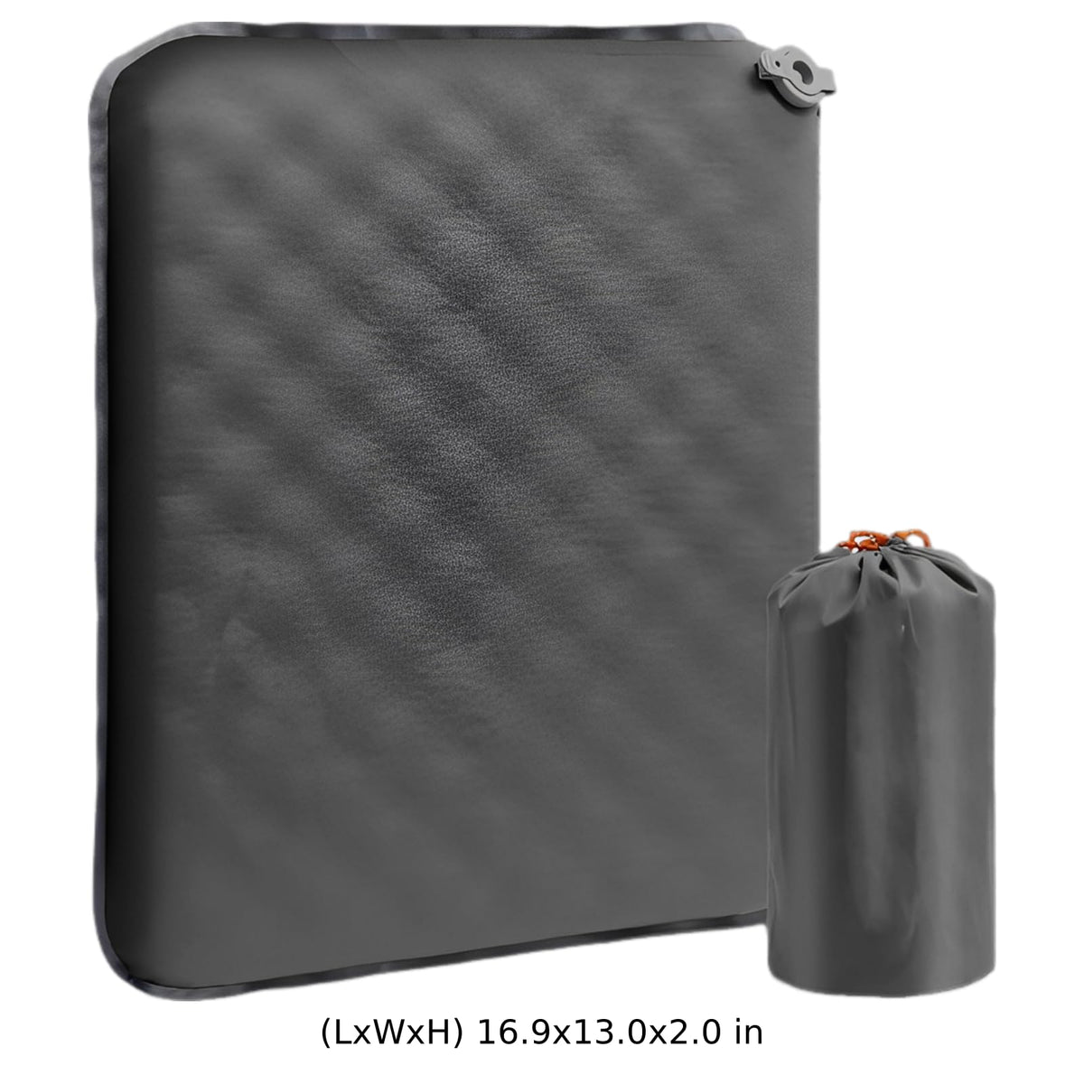 2 Pcs Inflatable Seat Cushion, 16.9 x 13 in Nylon TPU A489