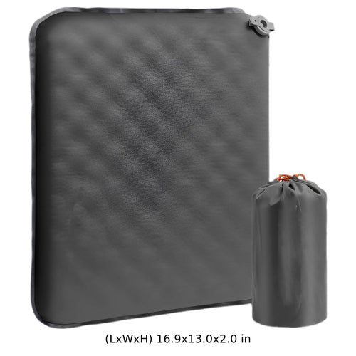 2 Pcs Inflatable Seat Cushion, 16.9 x 13 in Nylon TPU A489