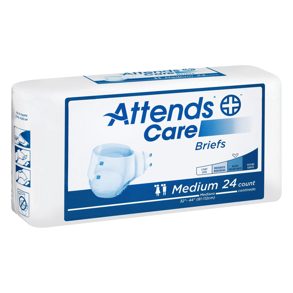 Adult Incontinence Briefs Medium Heavy Absorbency 96ct Case H45066