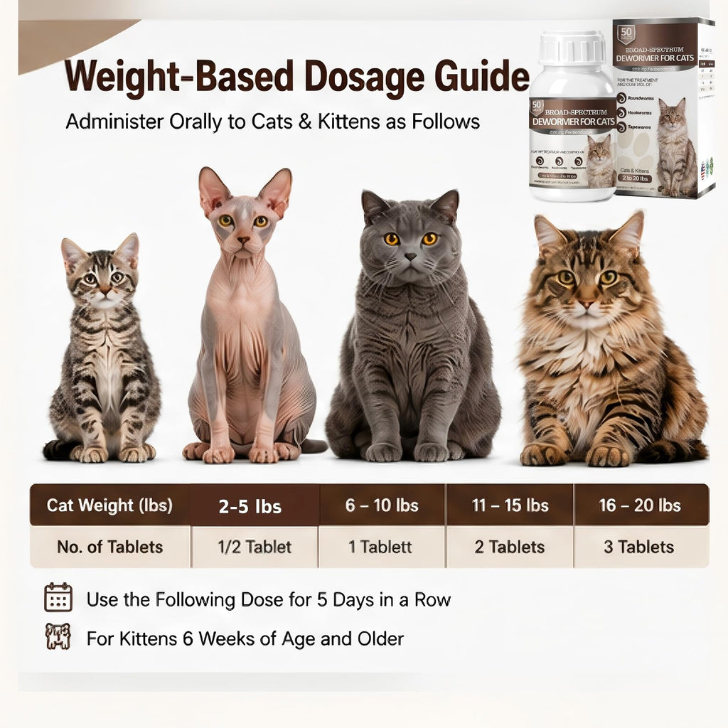 Cat Dewormer 50 Tabs S7202
