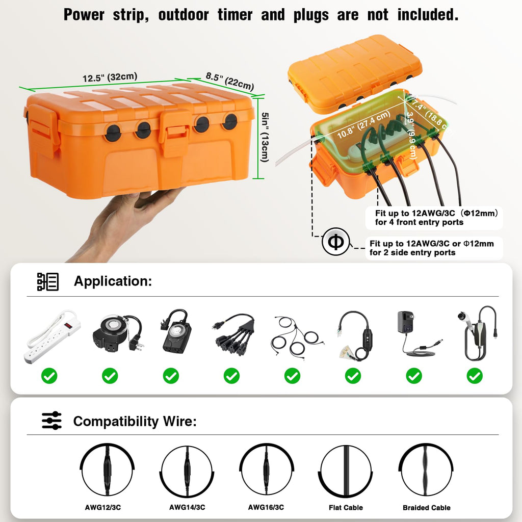 Large IP54 Waterproof Outdoor Electrical Box G44890