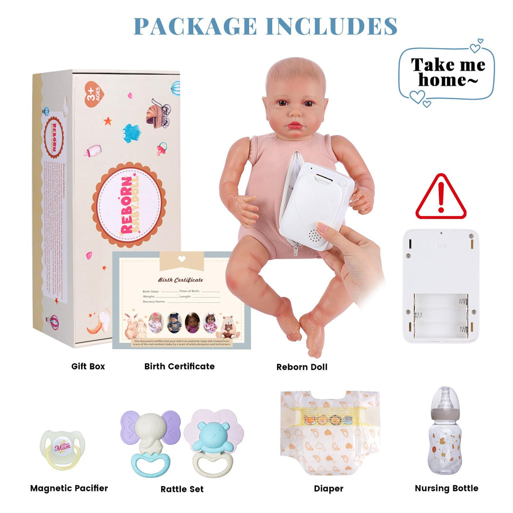 Reborn Baby Dolls with Breathing, Heartbeat, Coos & Conversation P257927