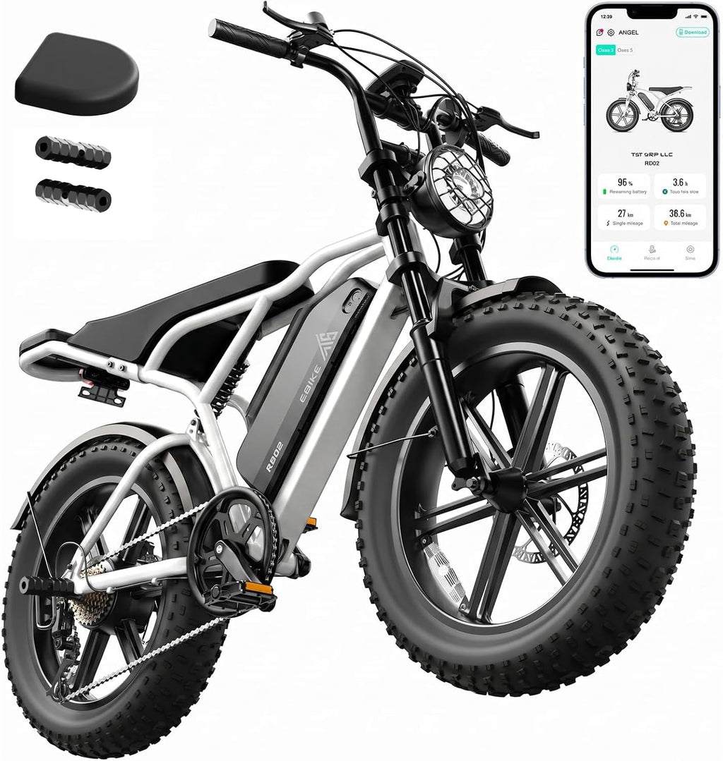 48V 15/25Ah Battery 2000W Peak Motor Electric Bike T3825