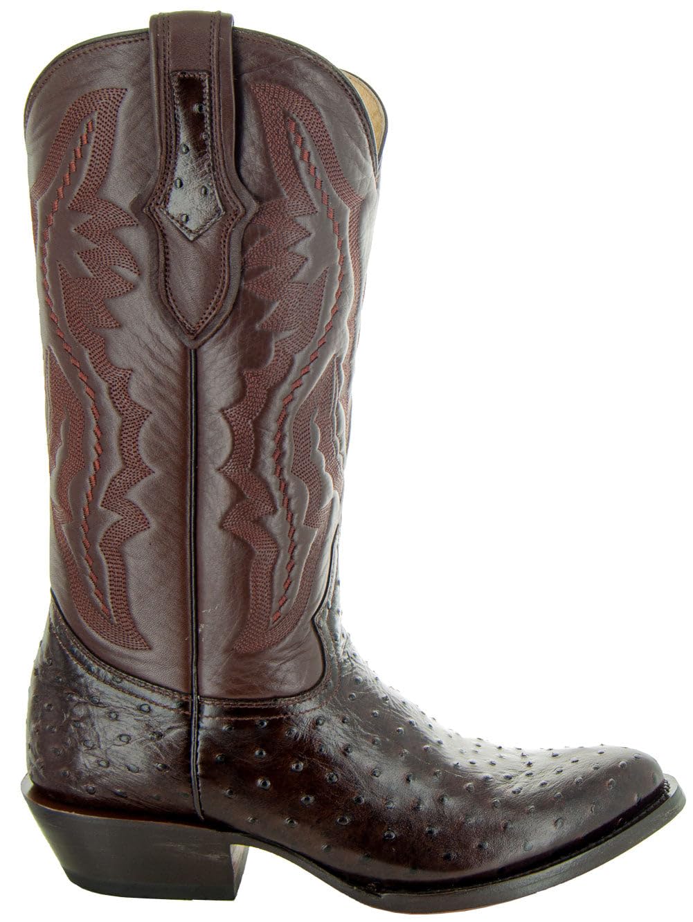 Ostrich Print Western Cowboy Boots C4234