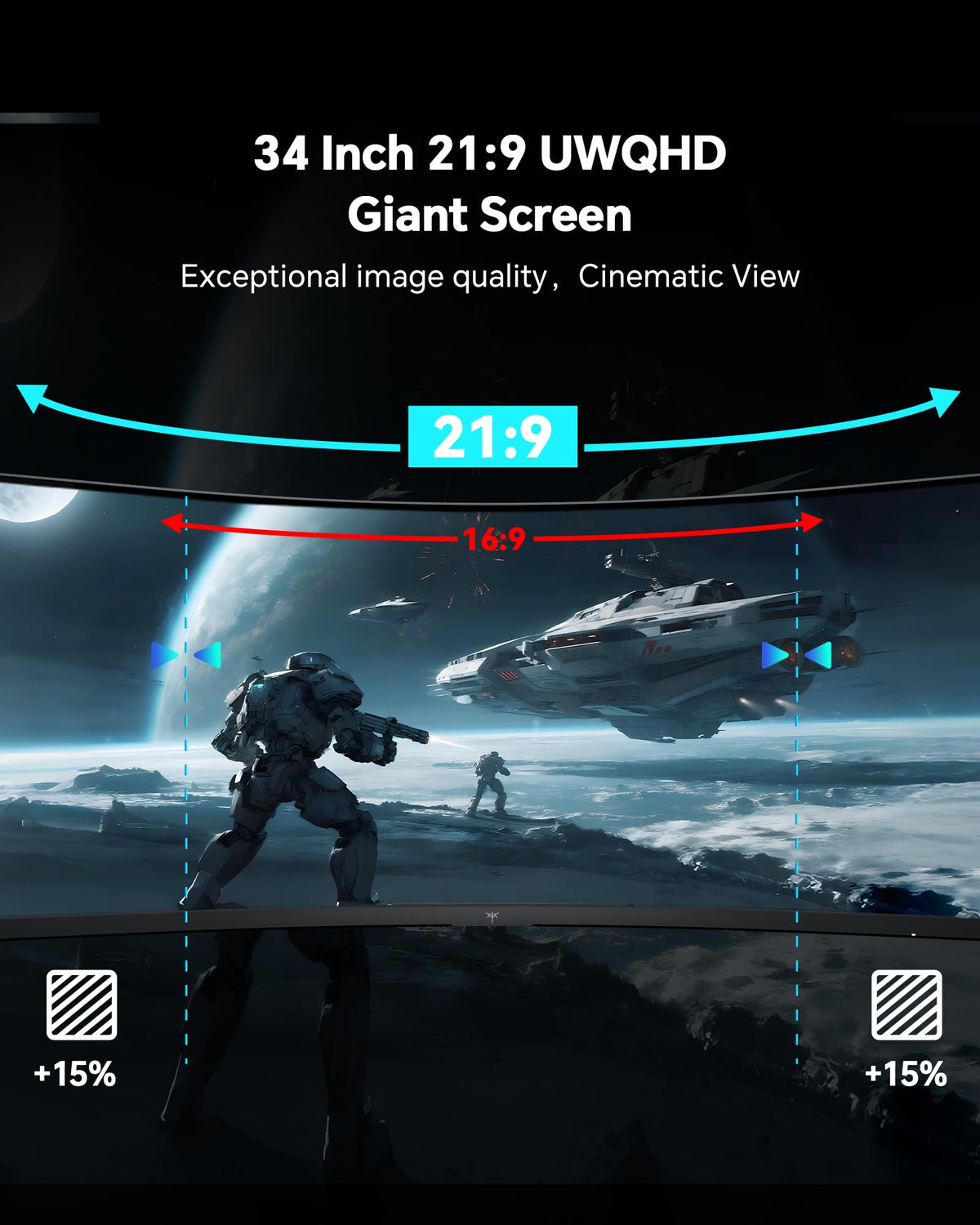 34 Inch Ultrawide Curved Gaming Monitor Z386