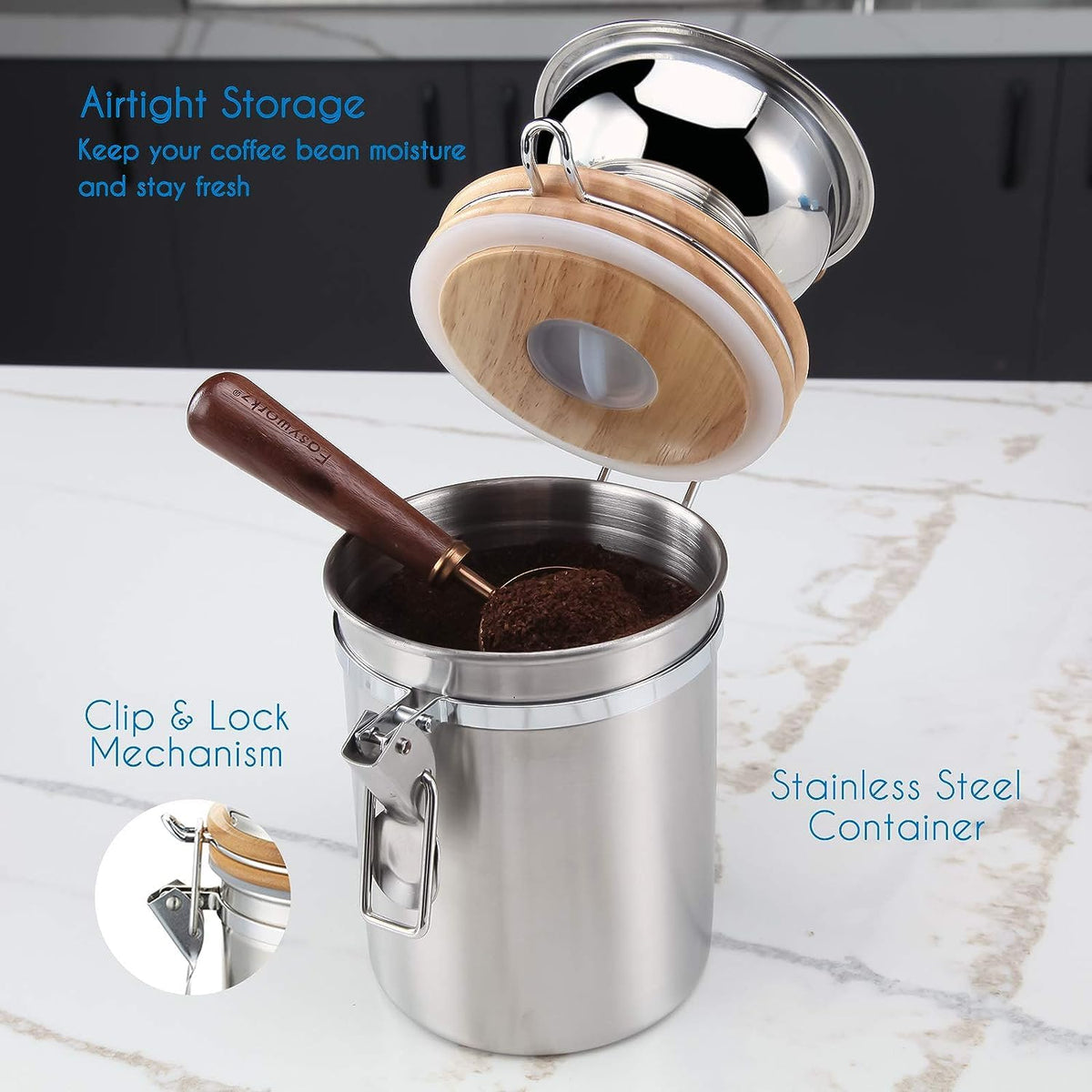 12 oz French Press with Manual Coffee Grinder U392