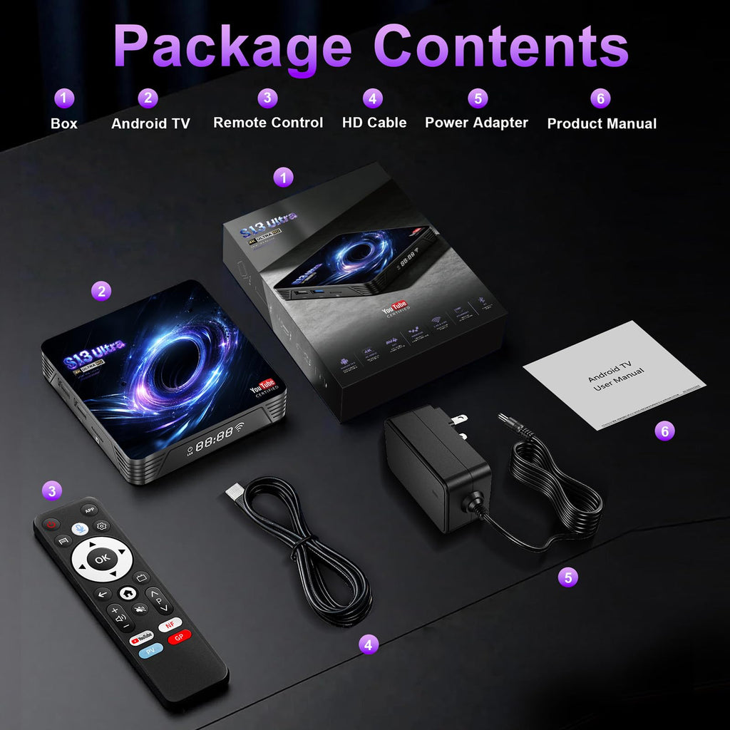 Android TV Box 4K Streaming Device Y238999