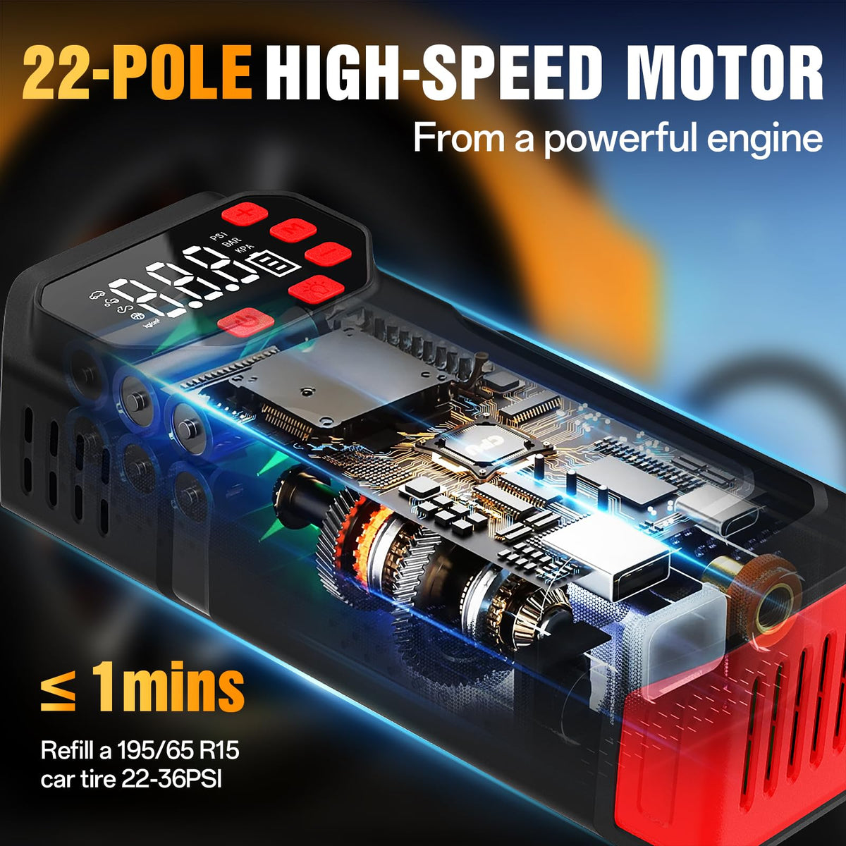 Portable Air Compressor 150PSI I7551