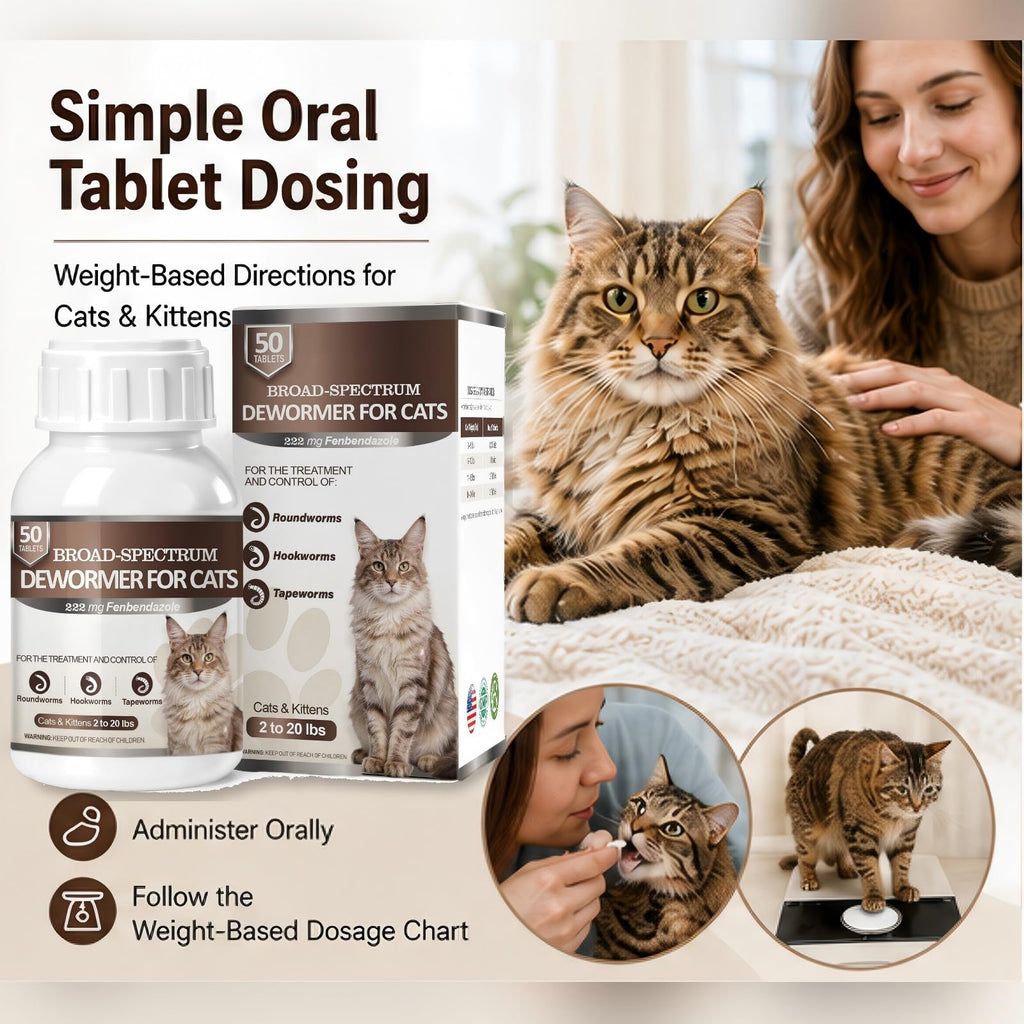 Cat Dewormer 50 Tabs S7202