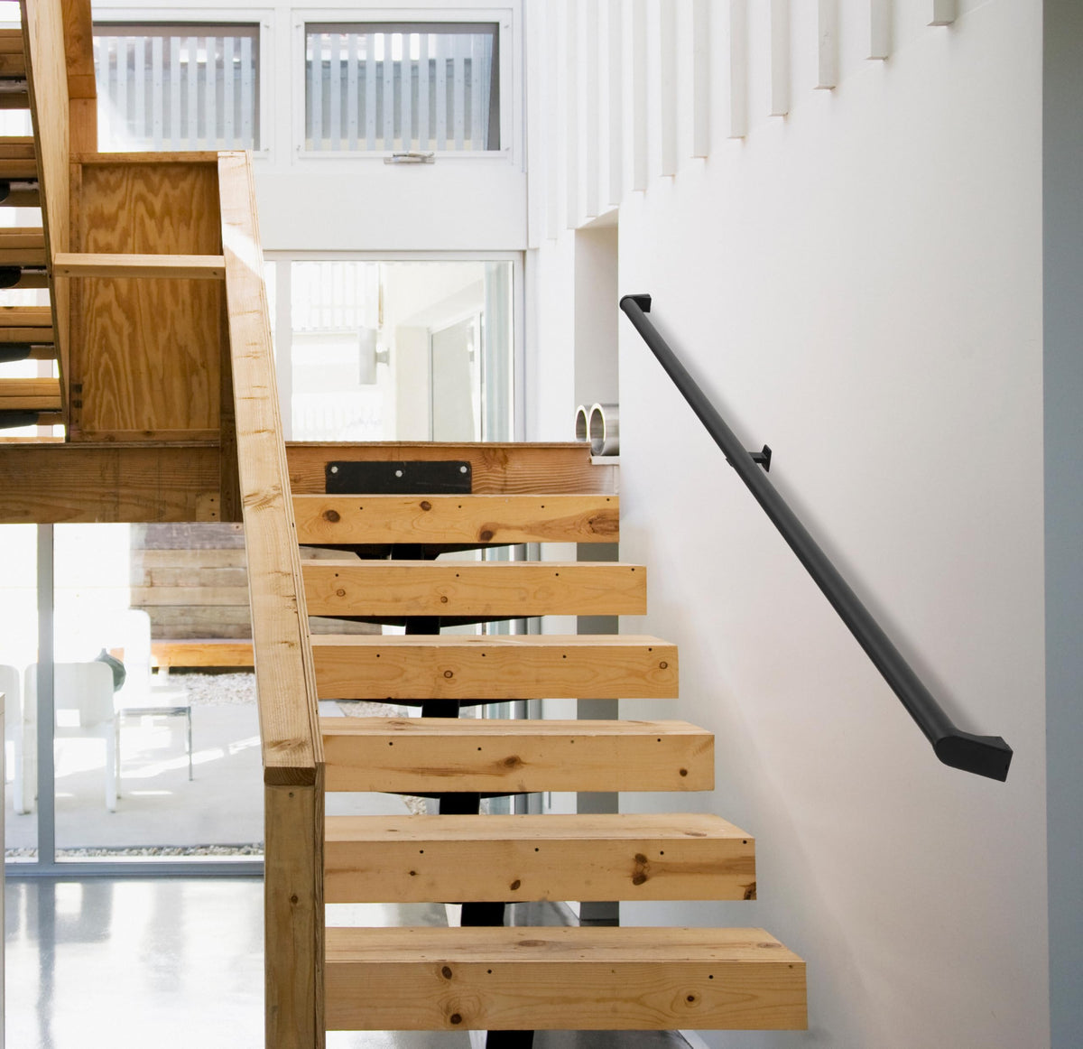 3 FT ADA Compliant Aluminum Handrail Set U980877