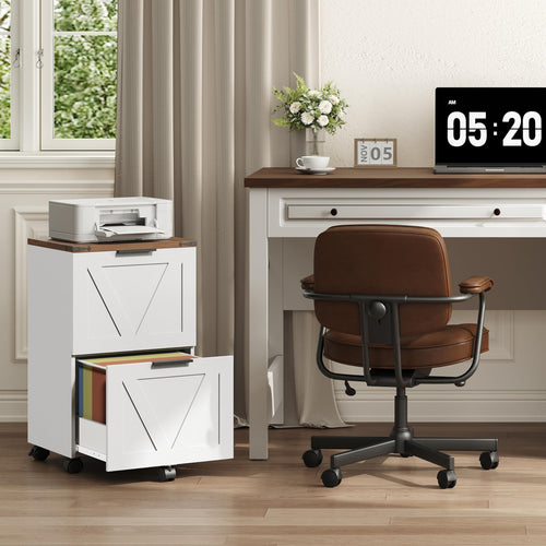 2 Drawers Rolling File Cabinet P49525
