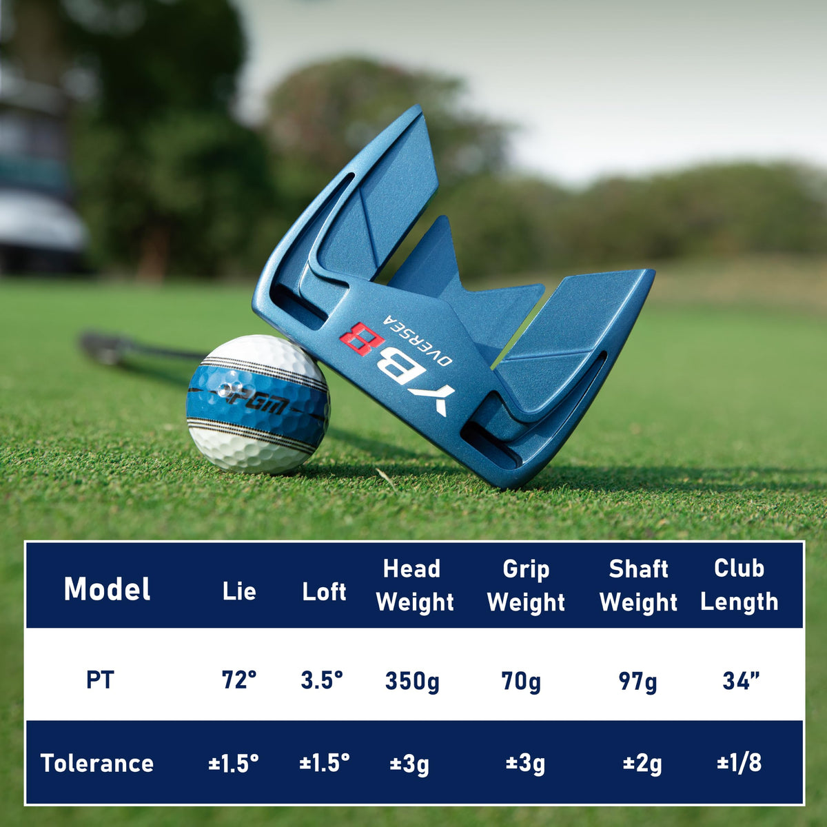 34" Right-Handed Mallet Golf Putter L75347