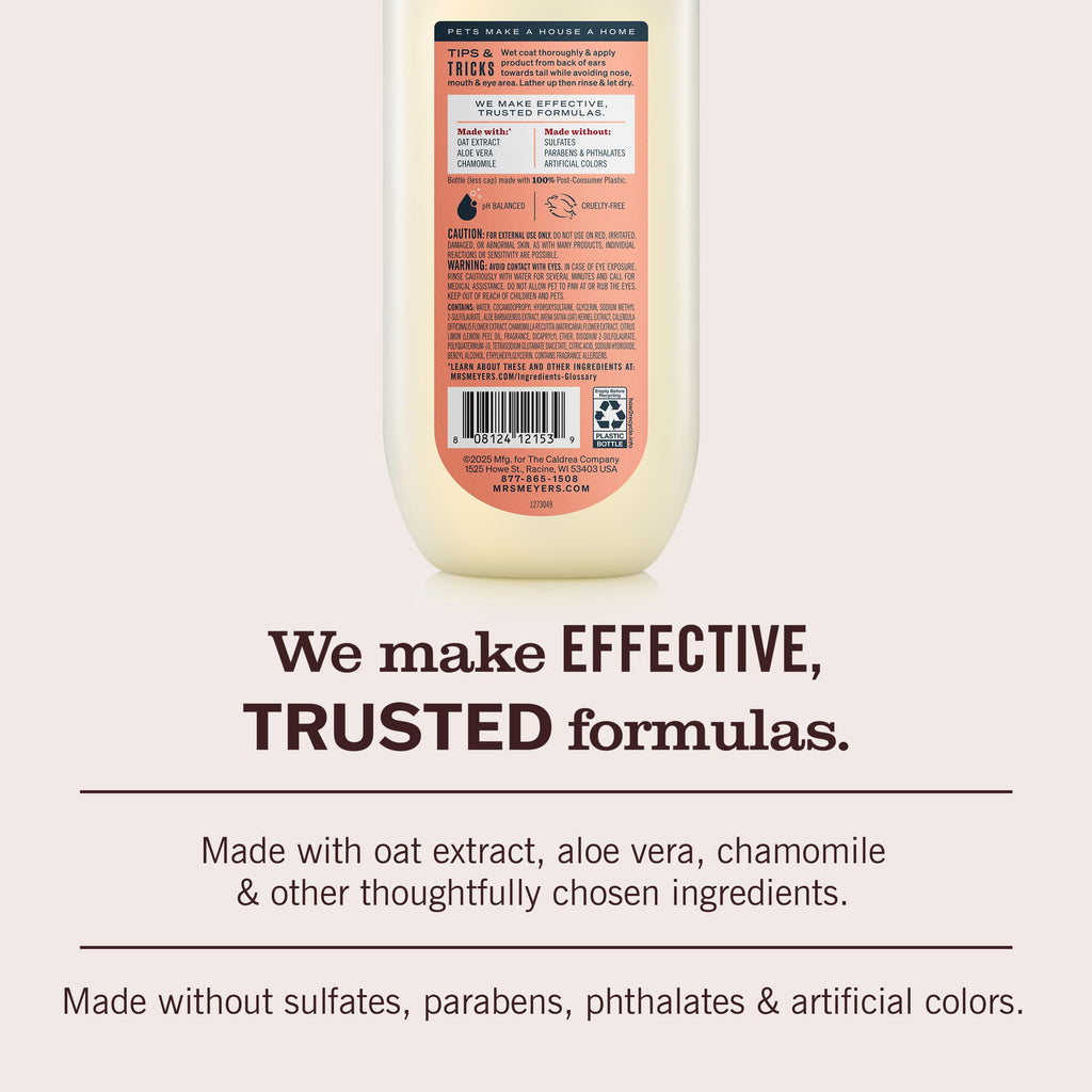 Dog Shampoo White Peach Scent 14oz P92856