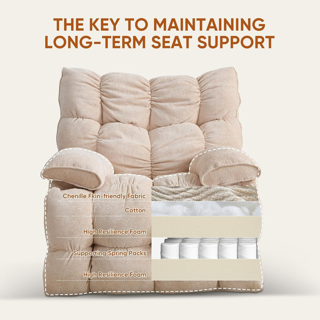 Oversized Swivel Rocker Recliner Chair Q147650