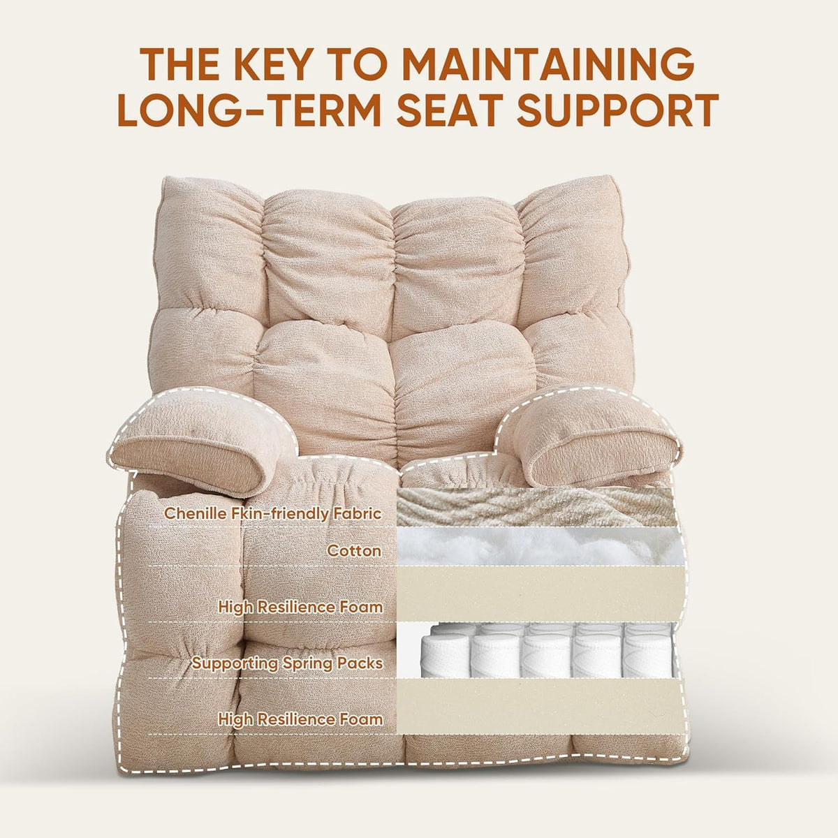 Oversized Swivel Rocker Recliner Chair Q147650