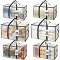 Heavy Duty Water Resistant Storage Bags with Backpack Straps 6 Pack S6157