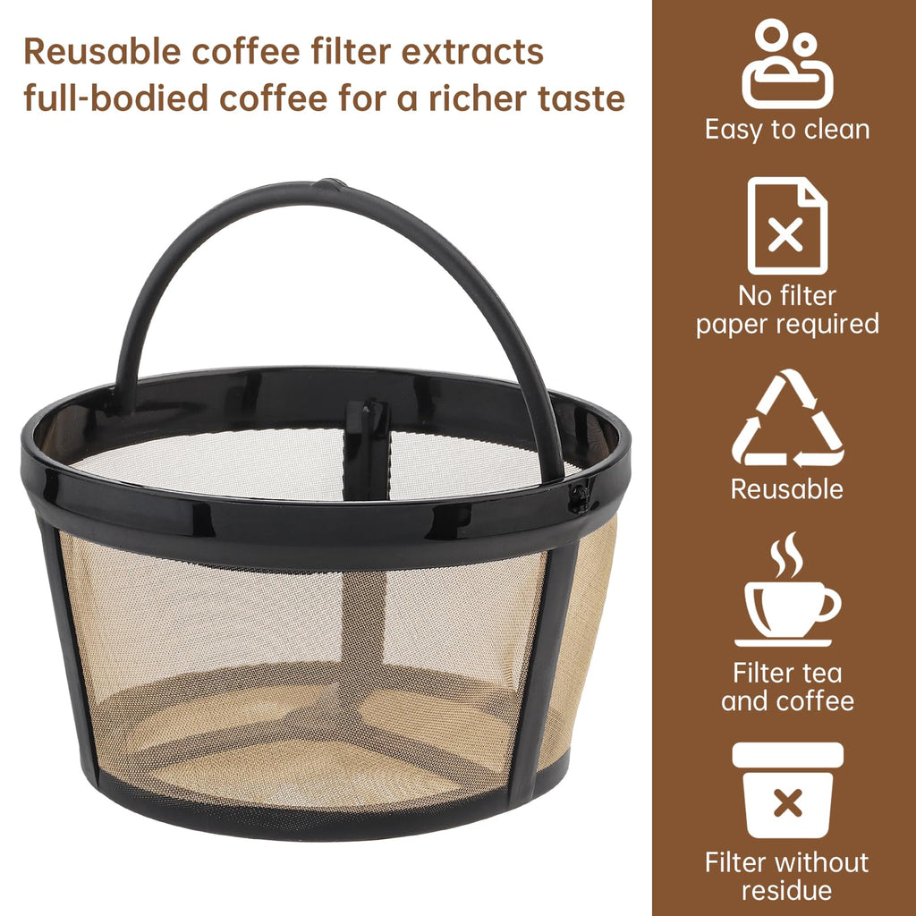 Reusable Coffee Filter Basket 8-12 Cup 2Pack M764581