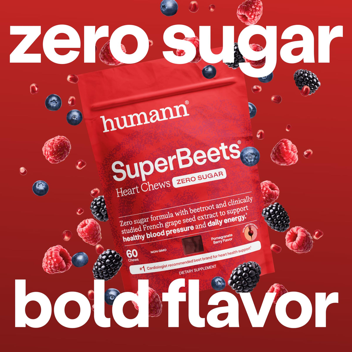 Pomegranate Berry Flavor 60 Ct Chews Q63748