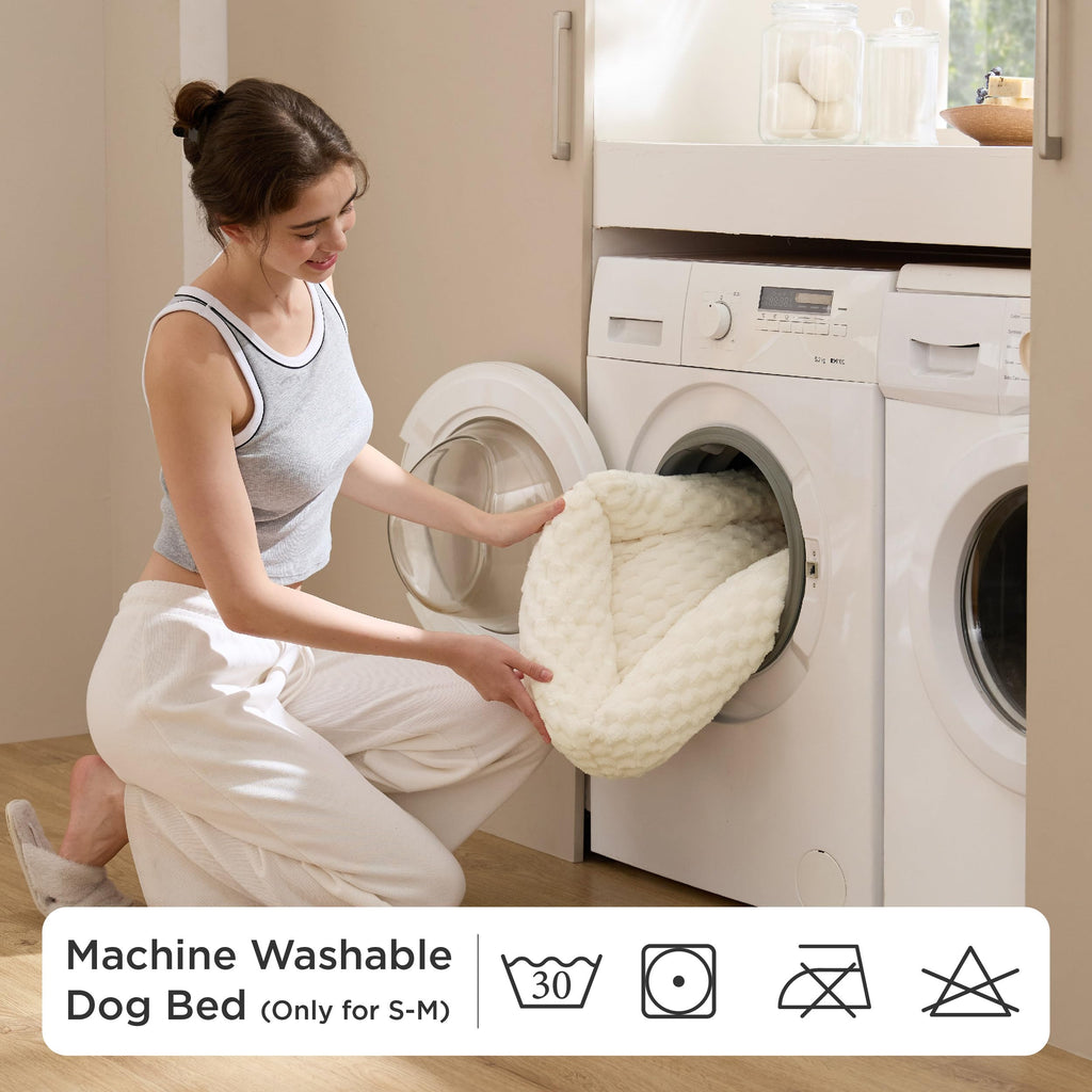 Washable Fluffy Dog Bed S350495
