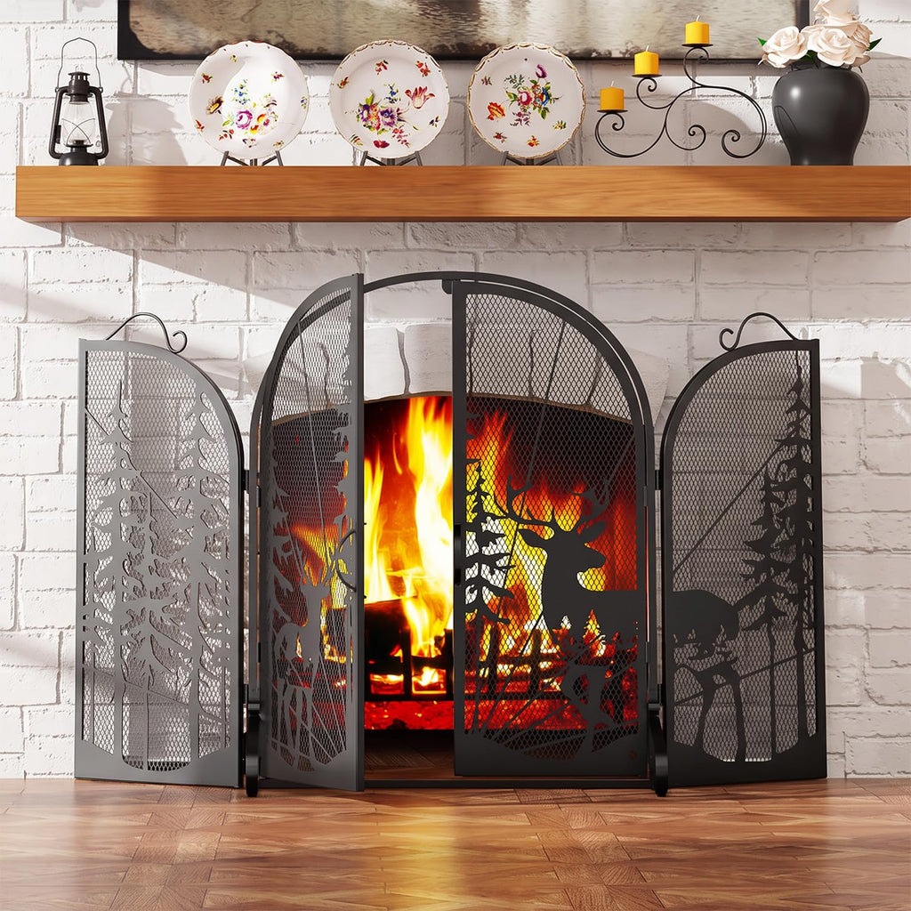 Fireplace Screen with Doors E976