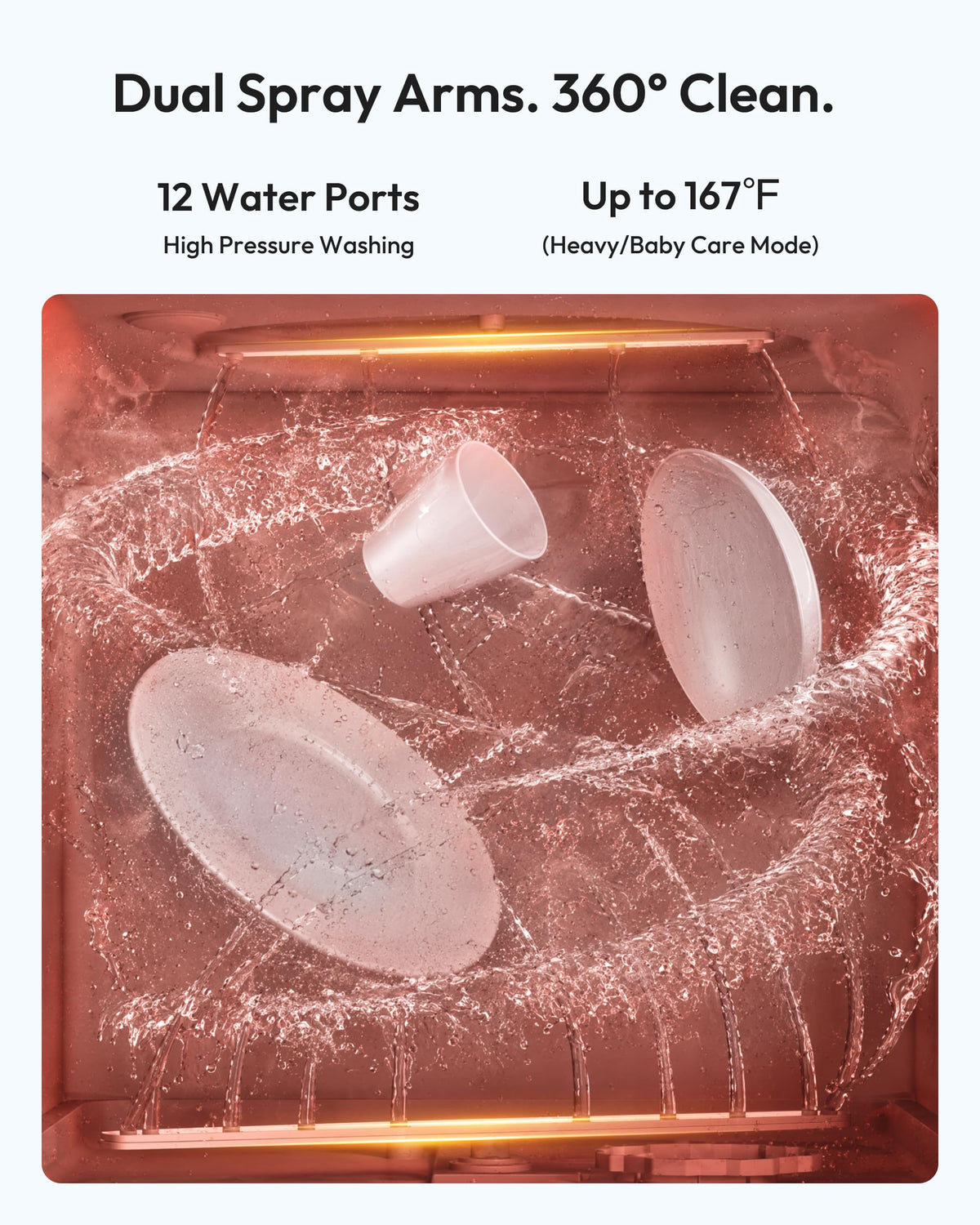 Countertop Dishwasher Portable with 5L Tank V49074