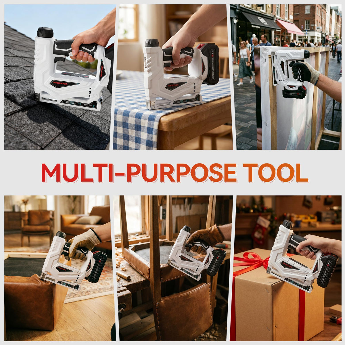 Cordless Brad Nailer Stapler with Battery F601659
