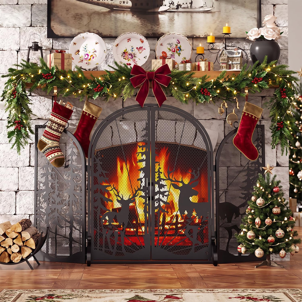 Fireplace Screen with Doors E976