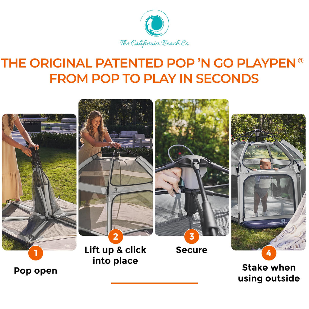 Portable Baby Playpen with Canopy K215